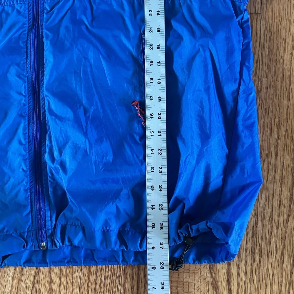 REI Co-op Men's Hooded Lightweight Mesh Lined Rain Jacket Medium Royal Blue - Picture 9 of 9